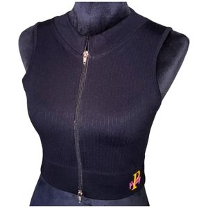 Sleeveless Yoga Top - Black